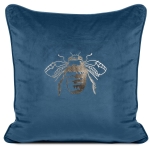 Poszewka dekoracyjna velvet Blink 45x45 niebieska