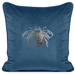 Poszewka dekoracyjna velvet Blink 45x45 niebieska
