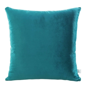 Poszewka dekoracyjna velvet 40x40 ciemno turkusowa