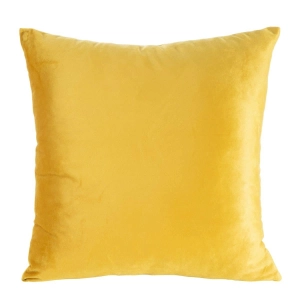 Poszewka dekoracyjna velvet 40x40 musztarda