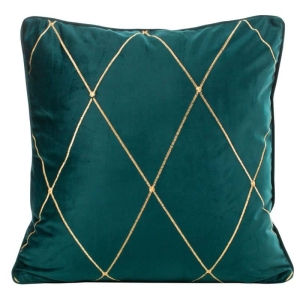 Poszewka velvet Margo 45x45 ciemny turkus