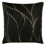 Poszewka dekoracyjna velvet 45x45 czarna