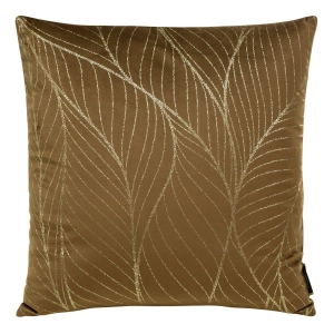 Poszewka dekoracyjna velvet 45x45 brązowa