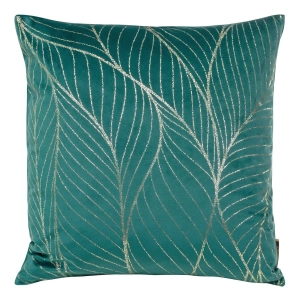Poszewka dekoracyjna velvet 45x45 ciemno turkusowa