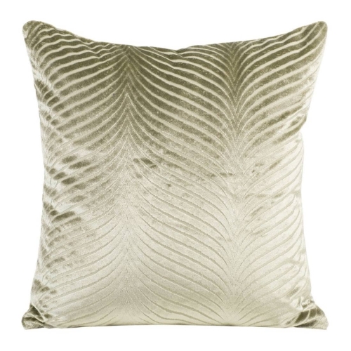 Poszewka Lussi velvet 40x40 ciemno beżowa