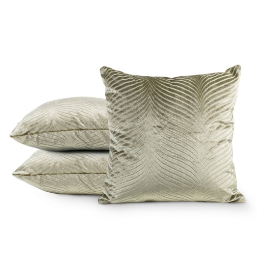 Poszewka Lussi velvet 40x40 ciemno beżowa