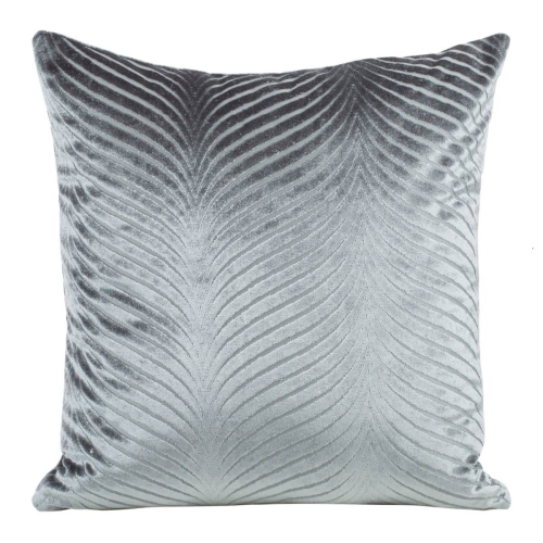 Poszewka Lussi velvet 40x40 stalowa