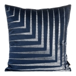 Poszewka dekoracyjna velvet Blink 45x45 granatowa