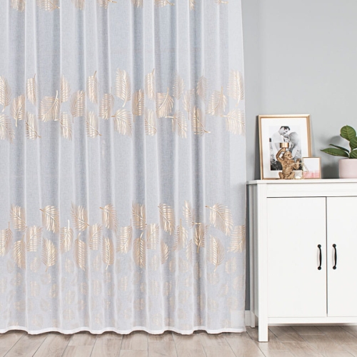 Firana gotowa Marietta 300x270 biała na taśmie