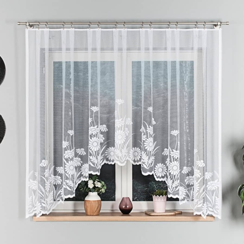 Firanka konfekcjonowana Aralia 160x300 biała 