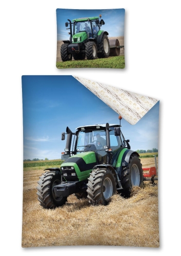 Pościel bawełniana 160x200 Traktor