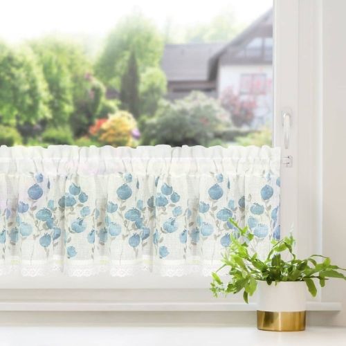 Zazdrostka gotowa 30x150 biało niebieska