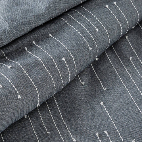 Ekskluzywna pościel Terra Collection jeans 220x200 Palermo