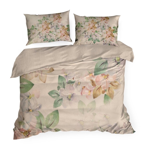 Ekskluzywna pościel Terra Collection w kwiaty 160x200 Seville