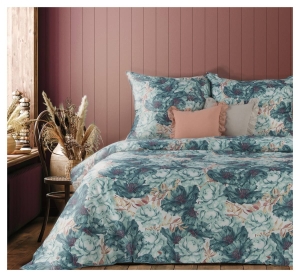 Ekskluzywna pościel Terra Collection w kwiaty 220x200 Avinion