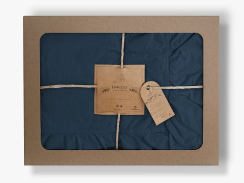 Pościel bawełniana 200x220 Dress Blue