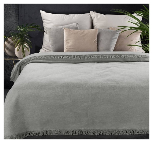 Koc akrylowy 150x200 srebrny