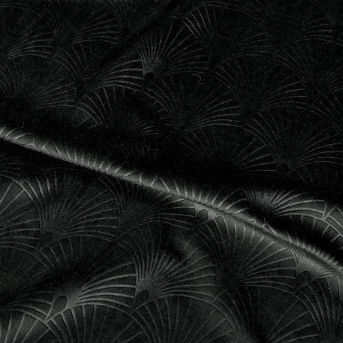 Zasłona Julia 140x250 czarna przelotki