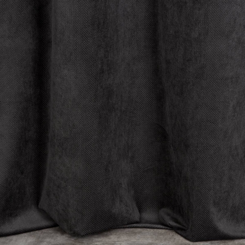 Zasłona Milo 140x250 czarna przelotki