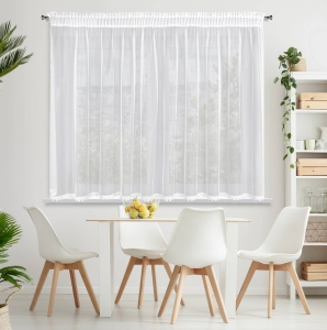 Firanka gotowa Maya 300x145 biała taśma