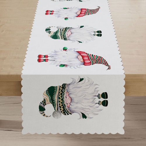 Bieżnik wodoodporny świąteczny 38x160 Gnom