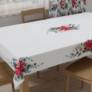 Obrus wodoodporny świąteczny 140x220 Gwiazda Betlejemska
