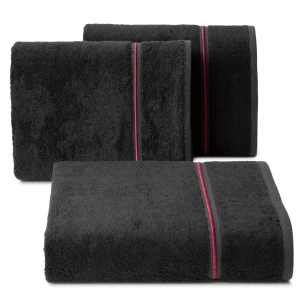 Ręcznik 70x140 Bambo czarny bambusowy