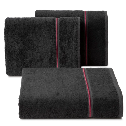 Ręcznik 70x140 Bambo czarny bambusowy