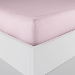 Prześcieradło Dreamy 180x200 satynowe z gumką w kolorze różowym