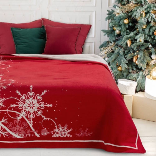 Koc świąteczny 150x200 Santa