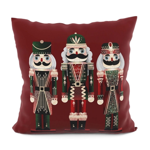 Poszewka dekoracyjna świąteczna 40x40 Dziadek do Orzechów