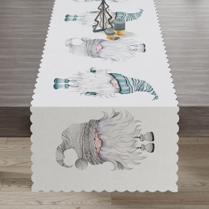 Bieżnik wodoodporny świąteczny 38x160 Gnom