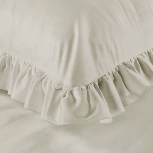 Premium pościel makosatyna 220x200 z falbanką