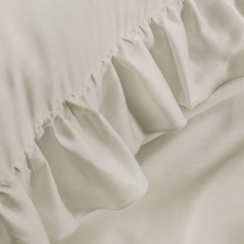 Premium pościel makosatyna 220x200 z falbanką