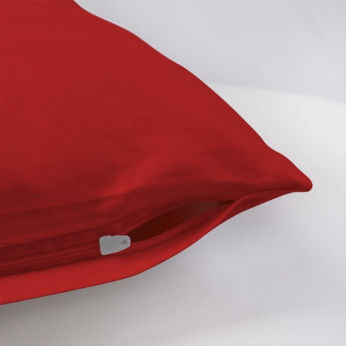 Poszewka 40x40 czerwona