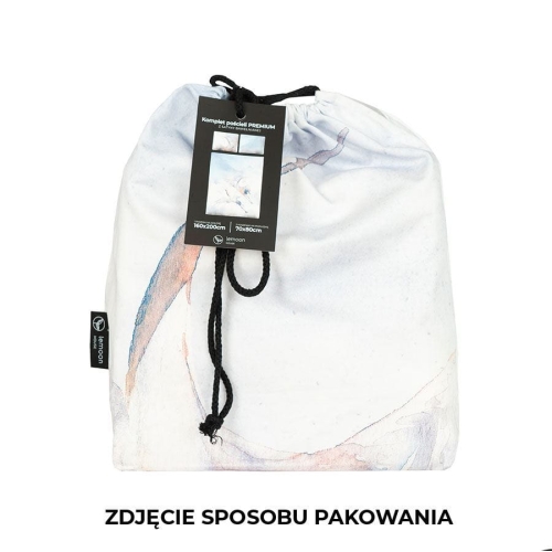 Pościel z bawełny satynowej PREMIUM 160x200 Żurawie