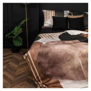 Pościel z bawełny satynowej PREMIUM 160x200 Abstrakt