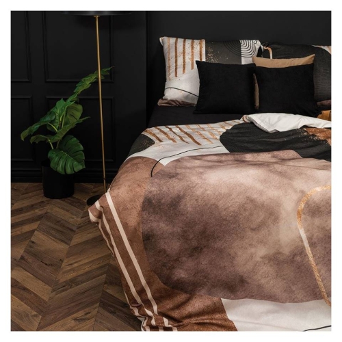 Pościel z bawełny satynowej PREMIUM 160x200 Abstrakt