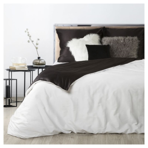 Ekskluzywna pościel biało czarna 220x200