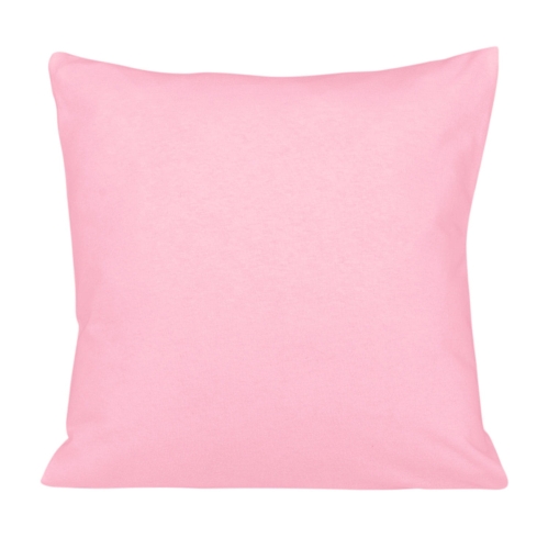 Poszewka jersey 40x40 kolor różowy