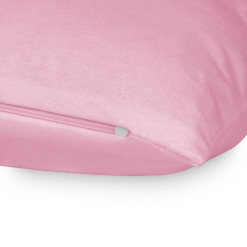 Poszewka jersey 40x40 kolor różowy