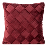 Poszewka velvet bordowa 45x45 Sonia