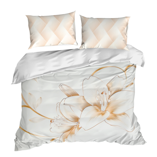 Ekskluzywna pościel makosatyna 160x200 Blanca