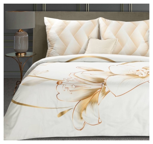 Ekskluzywna pościel makosatyna 220x200 Blanca