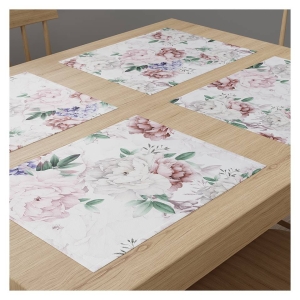 Podkładki wodoodporne velvet 35x45 Peonia
