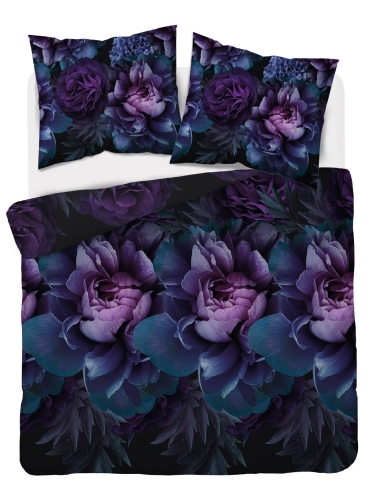 Pościel satyna bawełniana Home Satin 160x200 w kwiaty 
