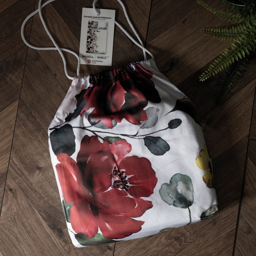 Pościel z bawełny satynowej Premium 160x200 Lorena