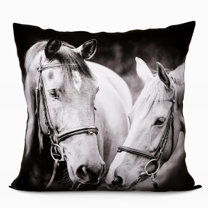 Poszewka z wypełnieniem 40x40 Konie