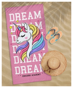 Ręcznik plażowy 70x140 Jednorożec Dream