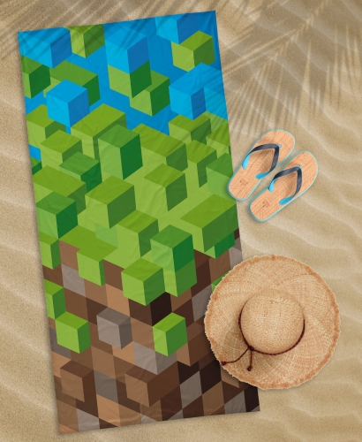 Ręcznik plażowy 70x140 Minecraft